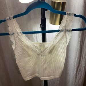 Kawaii girl ivory Camisole bralette OS